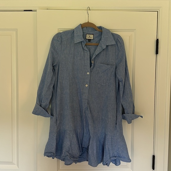Tuckernuck Chambray Callahan Shirt Dress - Picture 9 of 11